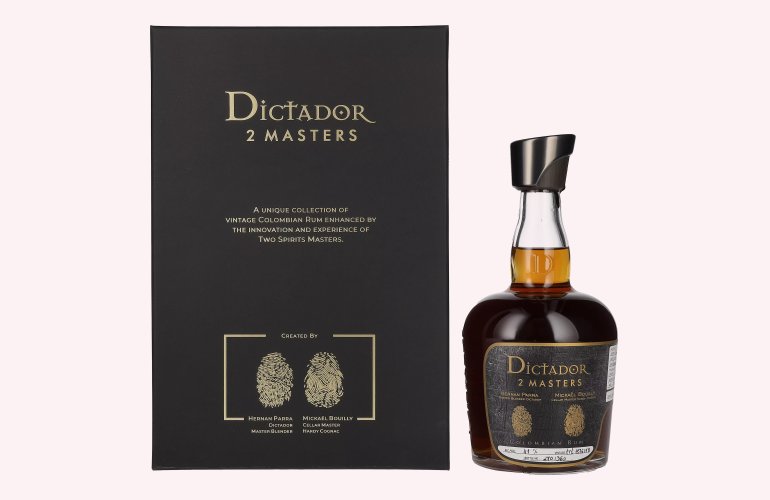 Dictador 2 MASTERS 1978 39 Years Old Hardy Finish 41% Vol. 0,7l in Geschenkbox