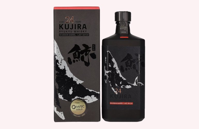 Kujira Ryukyu 24 Years Old Whisky Bourbon Barrel Last Batch 43% Vol. 0,7l en boîte cadeau