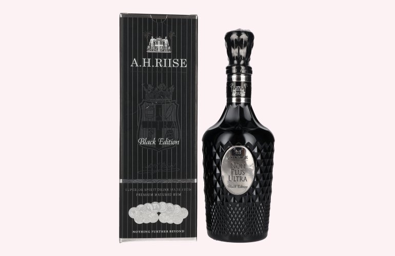 A.H. Riise NON PLUS ULTRA Black Edition Superior Spirit Drink 42% Vol. 0,7l in Giftbox