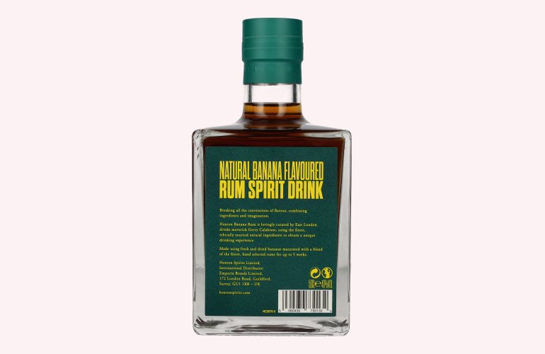 Hoxton Banana Rum Flavour Spirit Drink 40% Vol. 0,5l