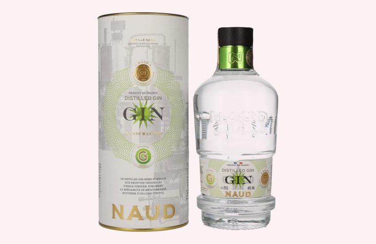 Naud Distilled Gin 44% Vol. 0,7l in Giftbox
