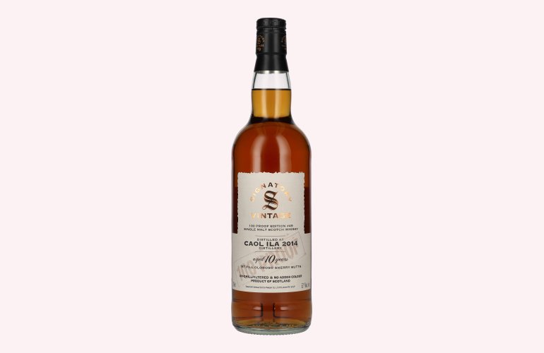Signatory Vintage 100 Proof Edition CAOL ILA 10 Years Old Single Malt #49 2014 57,1% Vol. 0,7l