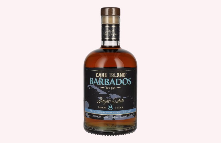 Cane Island BARBADOS 8 Years Old Single Estate Rum 43% Vol. 0,7l