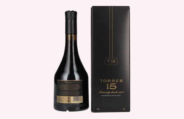 Torres 15 RESERVA PRIVADA Brandy 40% Vol. 0,7l in Geschenkbox