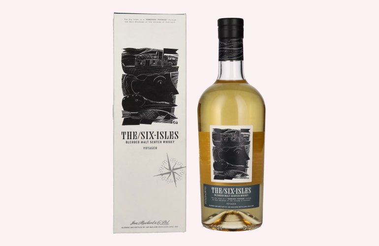 The Six Isles Blended Malt Scotch Whisky VOYAGER 46% Vol. 0,7l in Geschenkbox