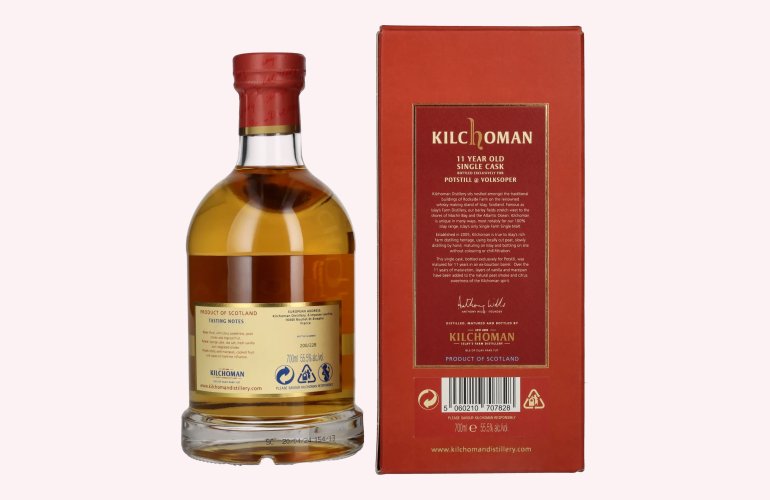 Kilchoman 11 Years Old Islay Single Cask Release 2024 55,5% Vol. 0,7l in Geschenkbox