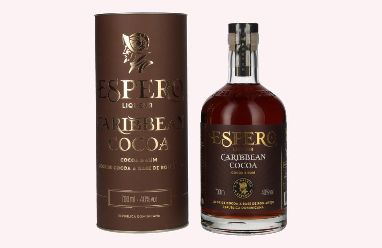 Ron Espero Caribbean Cocoa & Rum Liqueur 40% Vol. 0,7l in Geschenkbox