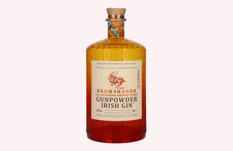Drumshanbo Gunpowder Irish Gin with California Orange Citrus 43% Vol. 0,7l