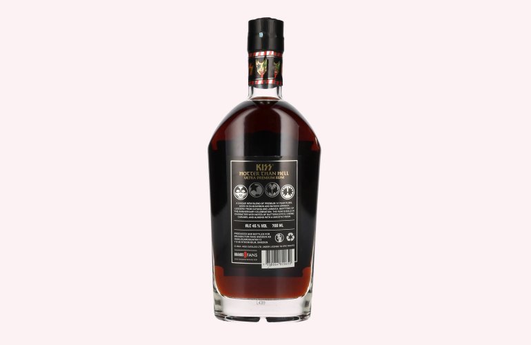 Kiss 14 Years Old Hotter than Hell Ultra Premium Rum 50th Anniversary Edition 45% Vol. 0,7l