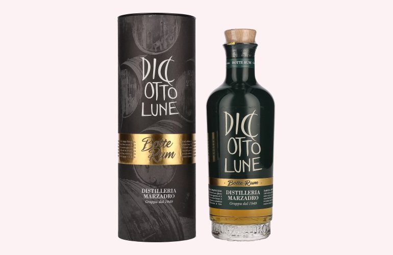 Marzadro DICIOTTO Lune Botte Rum 42% Vol. 0,5l in Giftbox