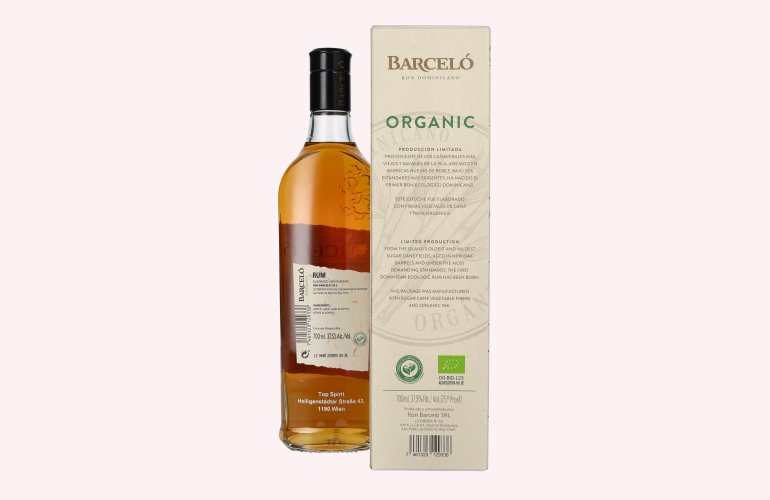 Barceló Organic Ron Dominicano Limited Production 37,5% Vol. 0,7l in Giftbox