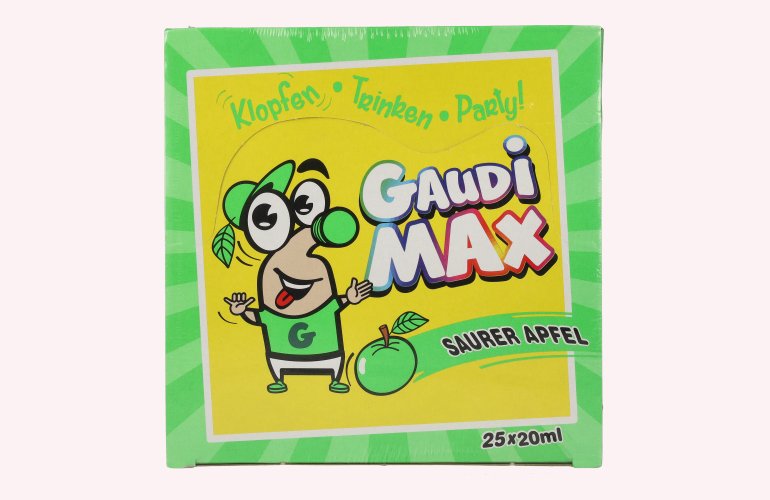 Gaudi-Max SAURER APFEL 16% Vol. 25x0,02l