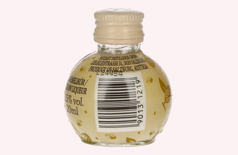 Mozart Chocolate White Sahnelikör 15% Vol. 0,02l