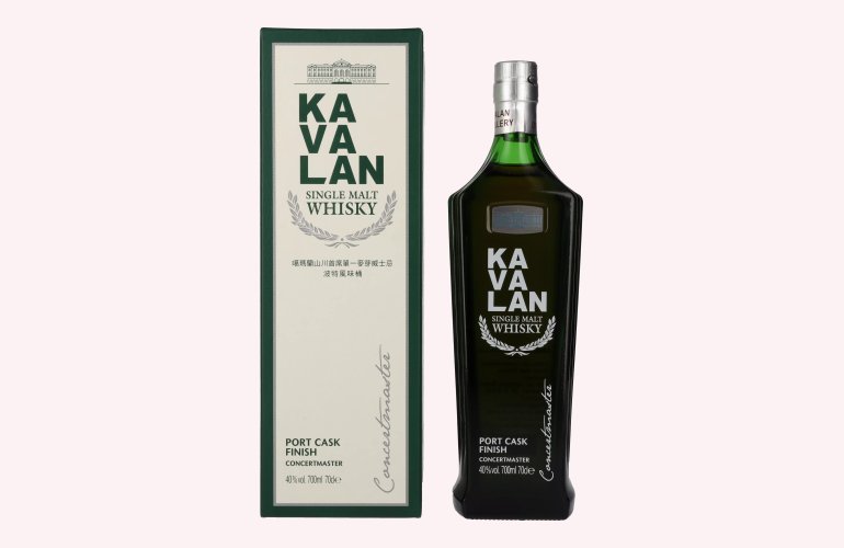 Kavalan CONCERTMASTER Port Cask Finish 40% Vol. 0,7l in Geschenkbox