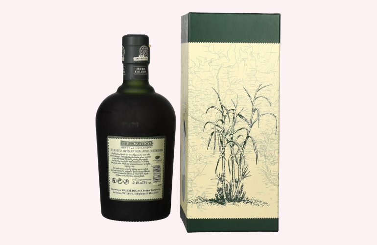 Diplomático RESERVA EXCLUSIVA Ron Antiguo 40% Vol. 0,7l in geschenkverpakking met Untersetzern