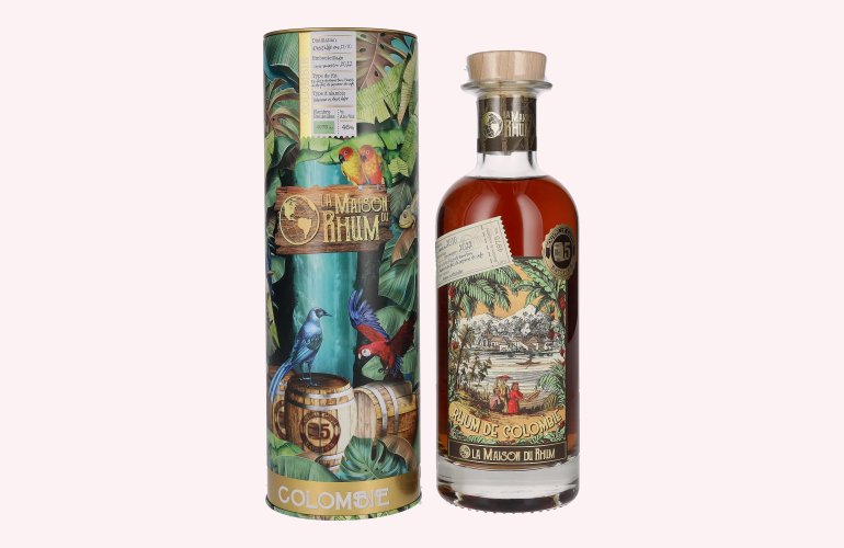 La Maison du Rhum COLOMBIE 2010/2022 Batch N° 5 46% Vol. 0,7l in Tinbox