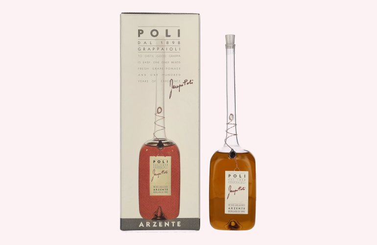 Poli Wine Brandy Arzente 40% Vol. 0,5l in Giftbox