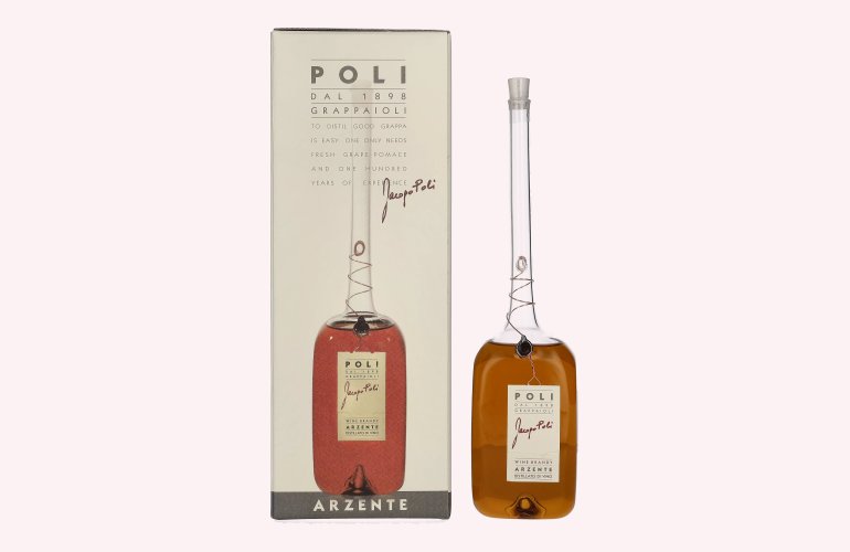 Poli Wine Brandy Arzente 40% Vol. 0,5l in Geschenkbox