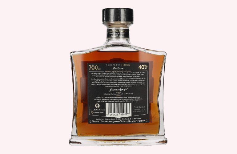 Old Man Rum Project THREE Dark Expression 40% Vol. 0,7l