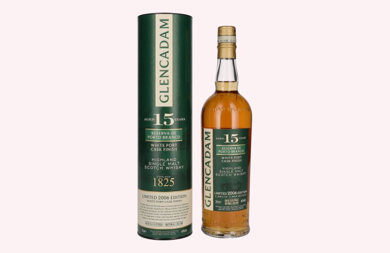Glencadam 15 Years Old White Port Cask Finish Limited Edition 2006 46% Vol. 0,7l in Giftbox