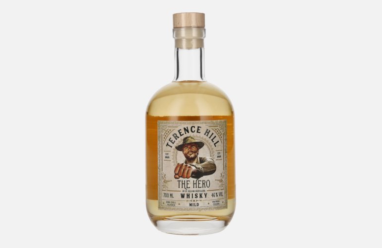 Terence Hill THE HERO Whisky Mild 46% Vol. 0,7l
