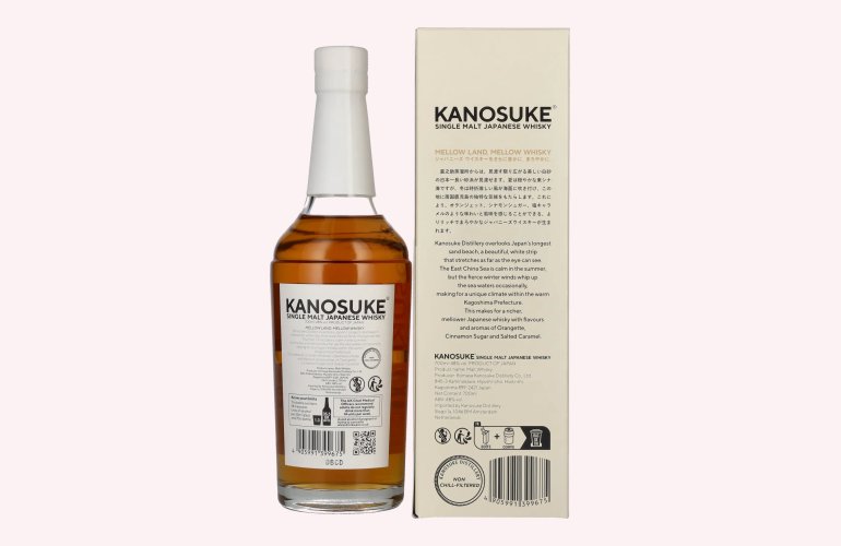 Kanosuke Single Malt Japanese Whisky 48% Vol. 0,7l en boîte cadeau