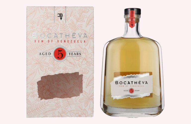 Bocathéva 5 Years Old Ron de Venezuela 45% Vol. 0,7l in Giftbox