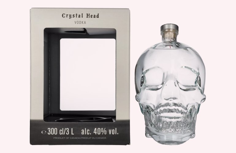 Crystal Head Vodka 40% Vol. 3l in Giftbox