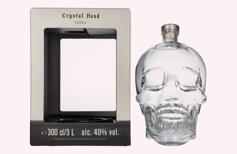 Crystal Head Vodka 40% Vol. 3l in Geschenkbox