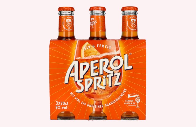 Aperol Spritz 9% Vol. 3x0,2l