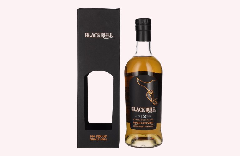 Duncan Taylor Black Bull 12 Years Old Blended Scotch Whisky 50% Vol. 0,7l in Giftbox