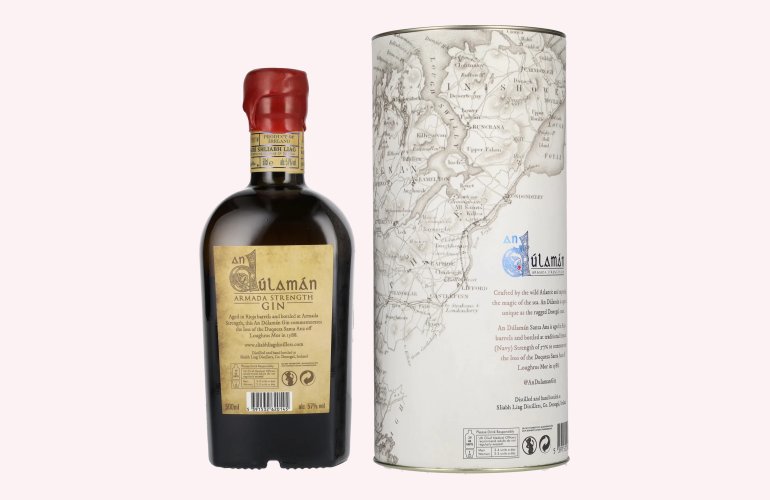 An Dúlamán SANTA ANA Armada Strength Gin 57% Vol. 0,5l in Giftbox