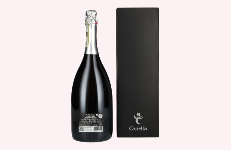 Canella Valdobbiadene Prosecco Superiore Millesimato Extra Dry DOCG 2023 11% Vol. 1,5l in geschenkverpakking