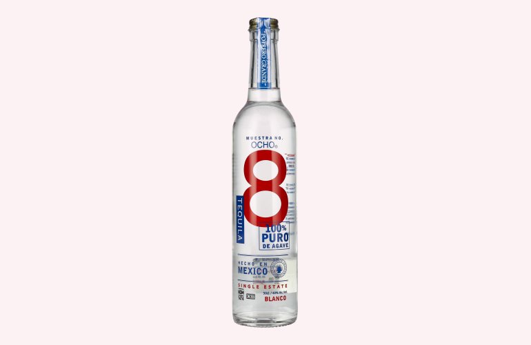 Tequila Ocho Blanco POTRERO GRANDE Single Estate 40% Vol. 0,5l