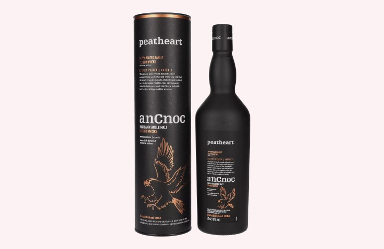 AnCnoc PEATHEART Heavily Peated Batch 3 46% Vol. 0,7l in Giftbox