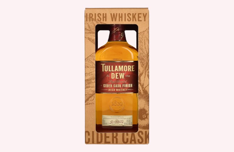Tullamore D.E.W. Irish Whiskey CIDER CASK Finished 40% Vol. 0,5l in Geschenkbox