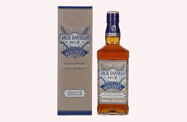 Jack Daniel's Sour Mash Tennessee Whiskey LEGACY EDITION No. 3 - GREY DESIGN 43% Vol. 0,7l in Giftbox