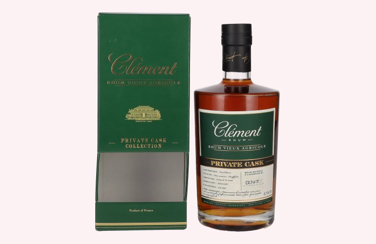 Clément Rhum Vieux Agricole PRIVATE CASK Oloroso 2017 61,1% Vol. 0,7l in Geschenkbox