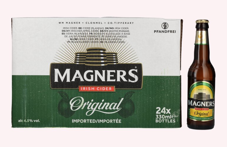 Magners Irish Cider ORIGINAL 4,5% Vol. 24x0,33l
