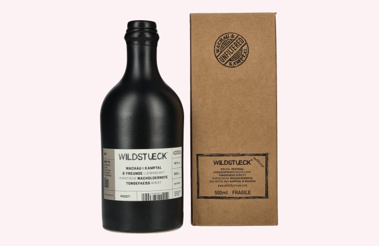 Wildstueck Danube Dry Gin Unfiltered 42% Vol. 0,5l in geschenkverpakking