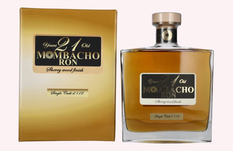 Mombacho Ron 21 Years Old Sherry Wood Finish 43% Vol. 0,7l in Giftbox