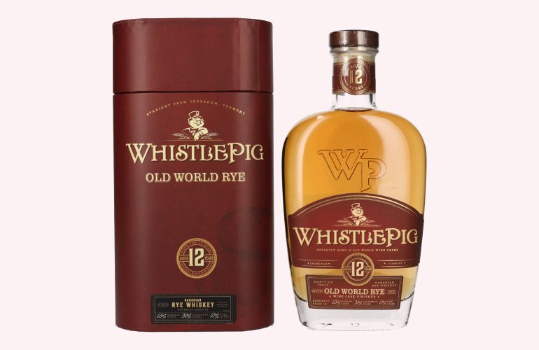 WhistlePig 12 Years Old Straight Rye Whiskey 43% Vol. 0,7l in Giftbox