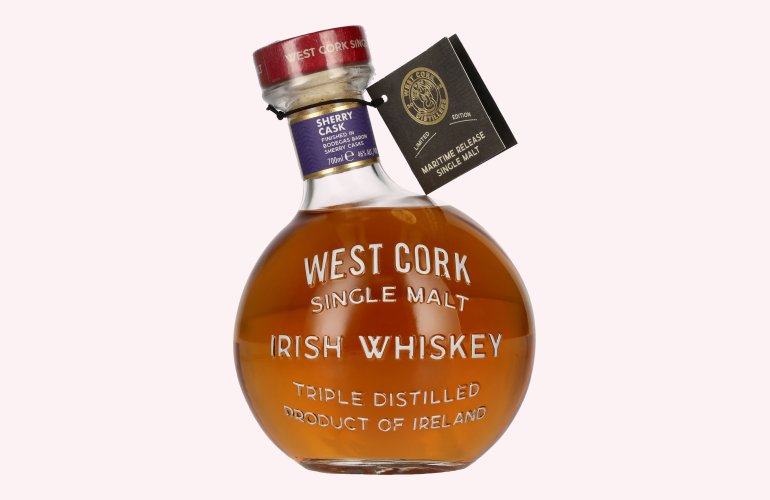 West Cork MARITIME Single Malt Irish Whiskey SHERRY CASK FINISHED Limited Edition 46% Vol. 0,7l