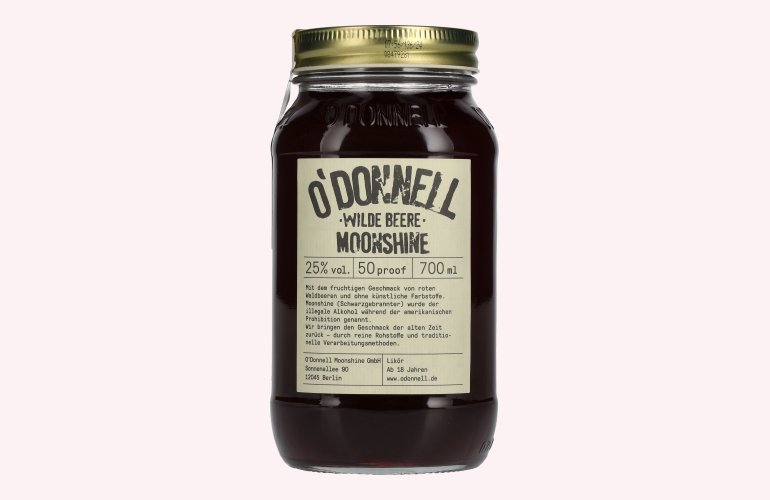 O'Donnell Moonshine WILDE BEERE Likör 25% Vol. 0,7l