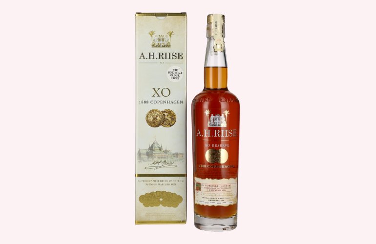 A.H. Riise 1888 COPENHAGEN XO Superior Spirit Drink 40% Vol. 0,7l in Geschenkbox