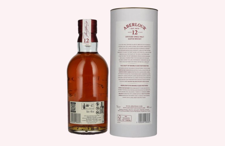 Aberlour 12 Years Old Speyside Single Malt 48% Vol. 0,7l en boîte cadeau