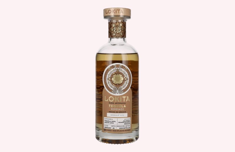 Lokita Tequila Reposado 100% Agave Azul 40% Vol. 0,7l