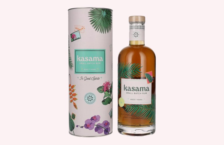 Kasama 7 Years Old Small Batch Rum 40% Vol. 0,7l in Giftbox