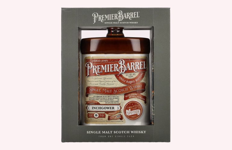 Douglas Laing PREMIER BARREL Inchgower 8 Years Old Single Malt 46% Vol. 0,7l in Giftbox