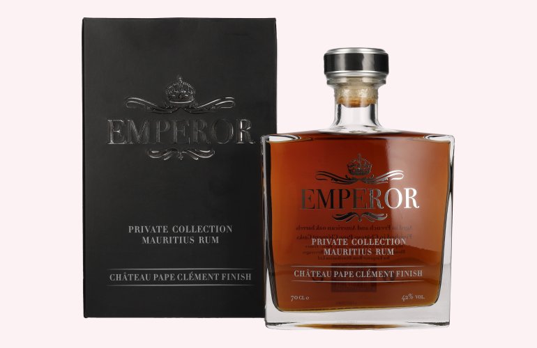 Emperor Mauritian Rum PRIVATE COLLECTION Château Pape Clément Finish 42% Vol. 0,7l in Giftbox